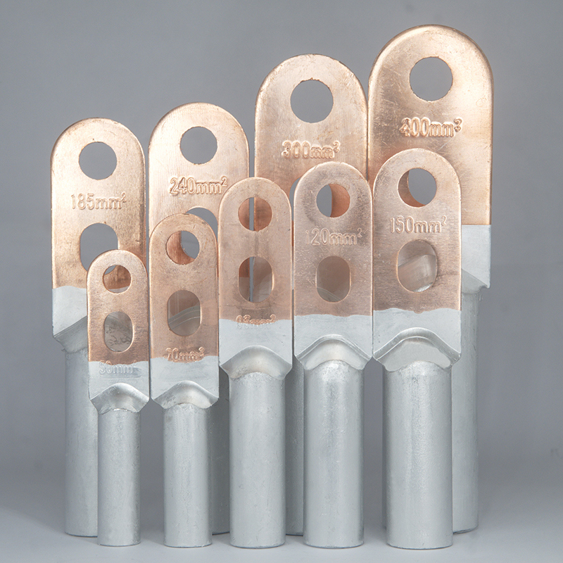 双孔铜铝鼻DTLS-150/185/240/300/400国标铜铝过渡接线端子接线耳