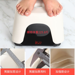 凳 加厚塑料矮凳儿童家用小板凳浴室静音防滑成人老人洗澡网红换鞋