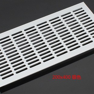 冲孔散热出风口多孔板铝合金小百叶鞋柜橱柜通透气孔盖板加长加厚