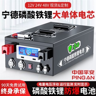 宁德房车磷酸铁锂电池12v24v48伏大容量单体电芯 工厂直发