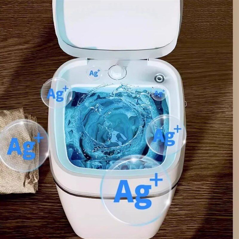 家用婴儿童小型半全自动大容量迷你洗脱一体内衣家用洗衣机宿舍