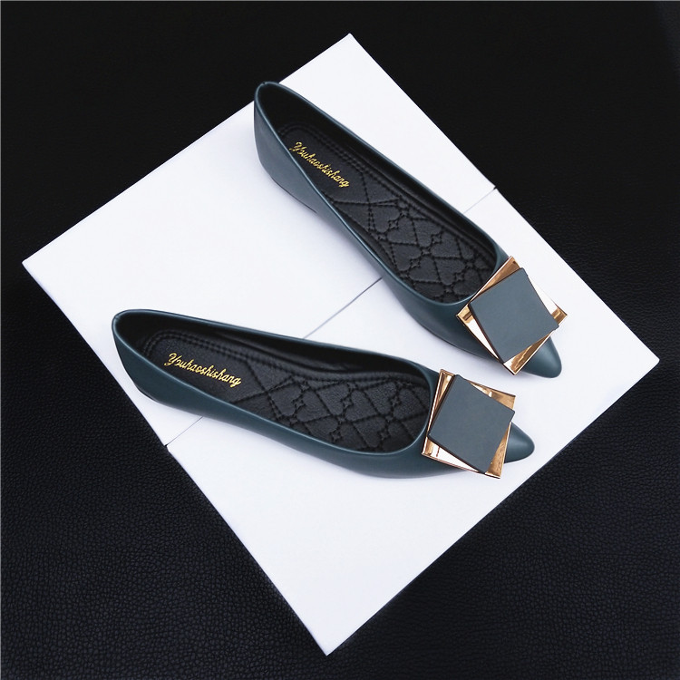 2021夏季新款四季平底鞋女百搭扣网红尖头单鞋软皮瓢鞋软底豆豆鞋,女鞋,浅口单鞋,淘宝优惠券,粉丝福利购,淘宝优惠卷