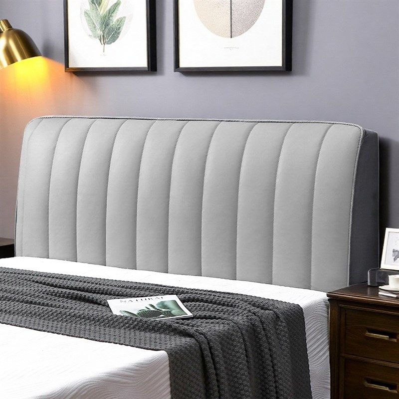 科技布床头罩软包木床头罩全包夹棉加厚简约防尘免洗床头靠背罩套,居家布艺,床头罩,淘宝优惠券,粉丝福利购,淘宝优惠卷