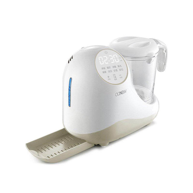 喔喔牛辅食机婴儿宝宝料理机  蒸煮一体多功能电动打米糊机打泥机