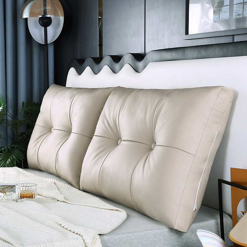 猫爪皮床头靠垫护腰靠背大方靠包卧室客厅沙发靠枕榻榻米飘窗腰靠,居家布艺,床头靠垫,淘宝优惠券,粉丝福利购,淘宝优惠卷