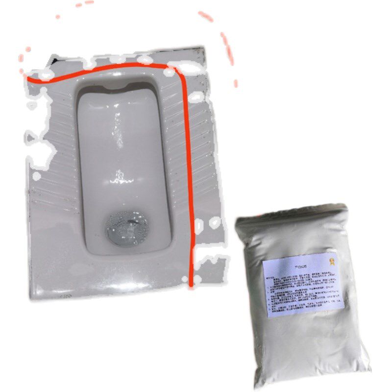 蹲坑霉防水补漏地板胶瓷片便池瓷砖胶填缝剂缝隙修补卫生间发补缝