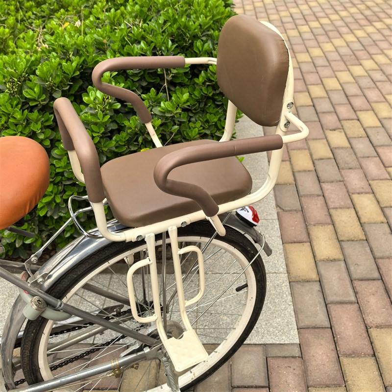 电动车儿童座椅后置小孩学生宝宝大童山地车加厚座女车自行车后座