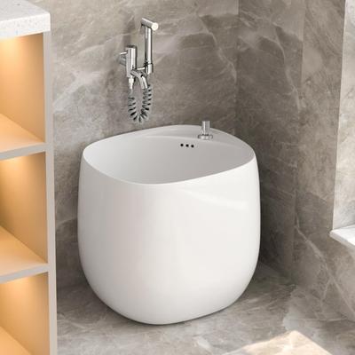 缪特拖把池家用阳台卫浴泡脚盆陶瓷拖布池户外地拖盆卫生间墩布池