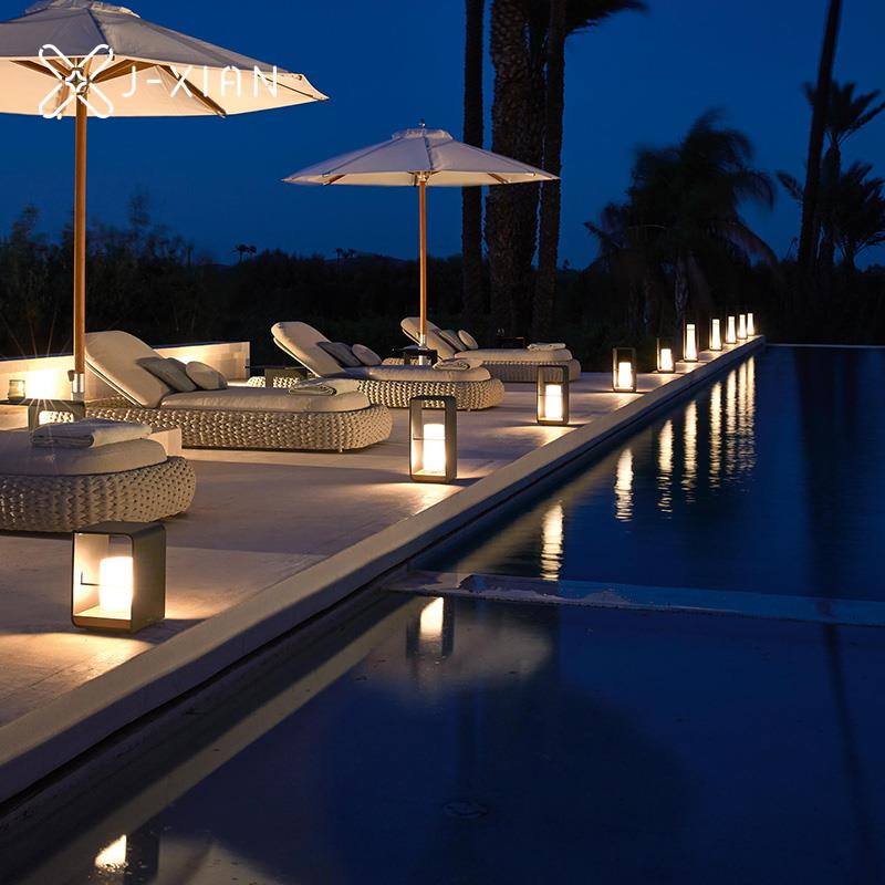 太阳能庭院灯户外草坪灯别墅景观灯花园园林草地灯室外防水落地灯