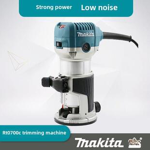牧田调速修边机RT0700C多功能木工开槽机开孔机雕刻机锣机开榫机