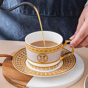 欧式 送勺礼盒 骨瓷轻奢宫廷咖啡杯下午茶杯陶瓷杯英式 咖啡杯碟套装