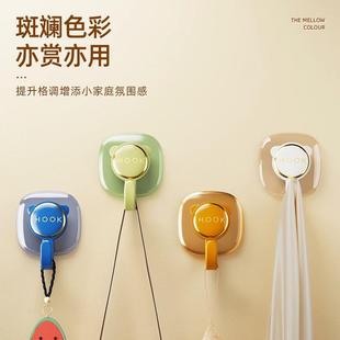 德国免打挂钩孔粘胶强力承重门后粘钩厨房浴室墙壁墙面无痕挂架子