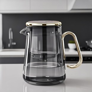 茶水分离冲茶器耐高温家用玻璃泡茶杯 磁吸飘逸杯泡茶壶2025新款