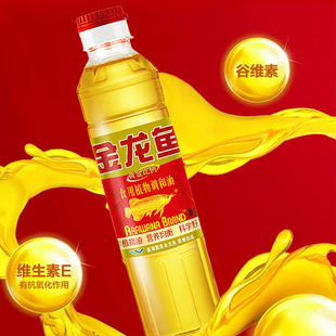 金龙鱼黄金比例食用植物调和油400ML转基因食用油小瓶家用炒菜