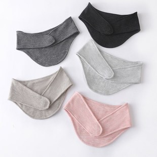 护颈椎护脖纯棉小围脖家用空调房防寒护颈带保暖脖子月子脖套神器