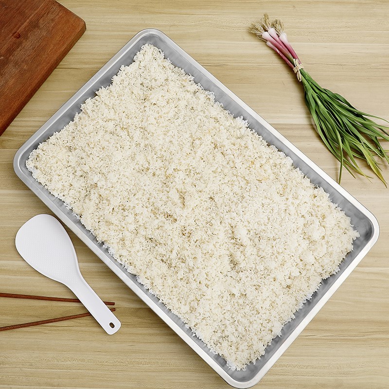 304钢蒸饭盘60*40平底方盘蒸饭柜蒸车蒸箱盘子长方形茶盘带孔托盘