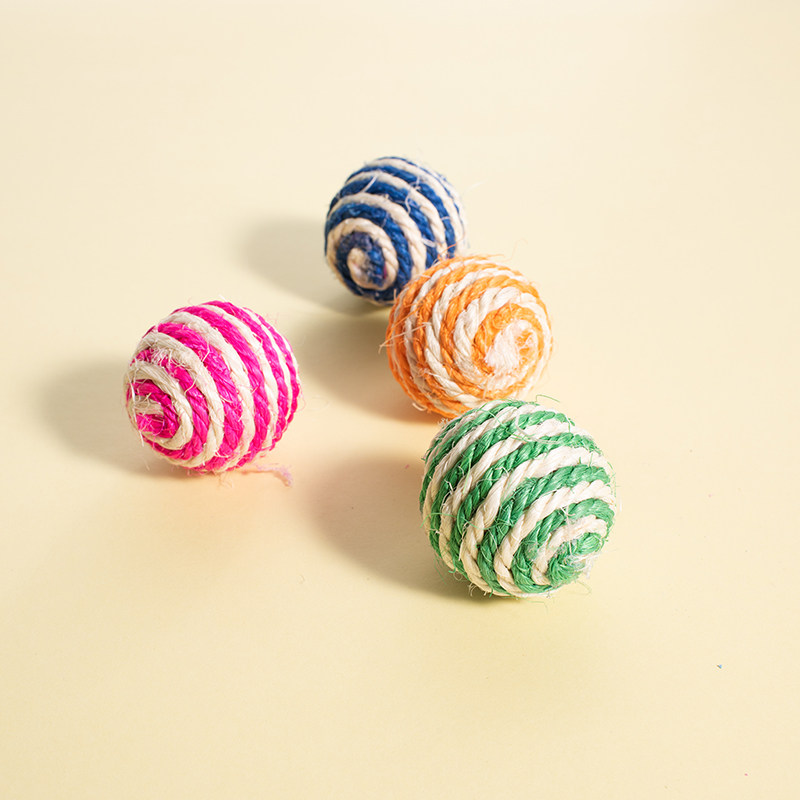 剑麻球猫咪球形发声逗猫铃铛球囚徒鼠猫咪猫玩具自嗨啃咬球防抑郁,宠物/宠物食品及用品,逗猫棒,淘宝优惠券,粉丝福利购,淘宝优惠卷