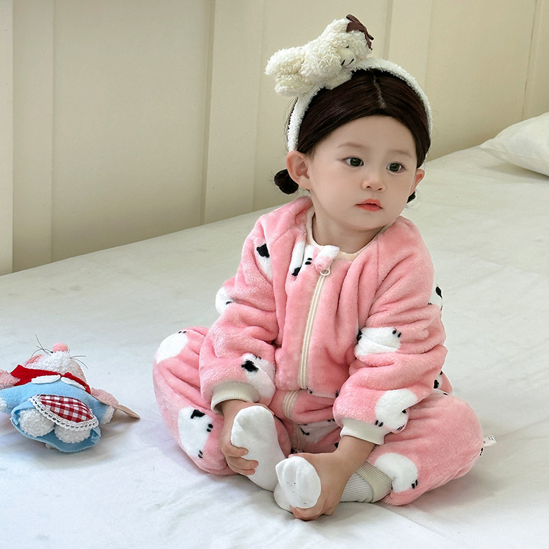 婴儿睡袋秋冬款宝宝冬季法兰绒加厚睡衣分腿护肚家居服儿童防踢被,婴童用品,睡袋/防踢被,淘宝优惠券,粉丝福利购,淘宝优惠卷