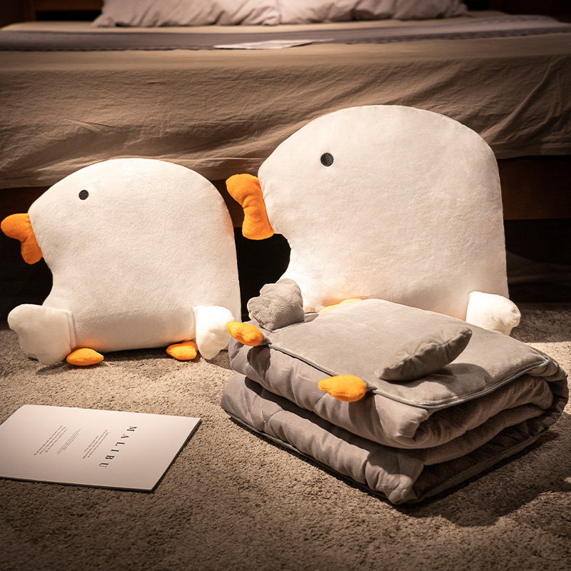 抱枕被子两用新款枕头二合一汽车折叠毯子靠枕毛毯办公室午睡厚款