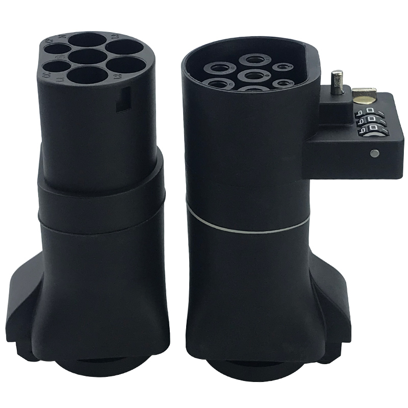 乔亦 房车新能源电动汽车交流充电桩转换插头取电插座220V老年车