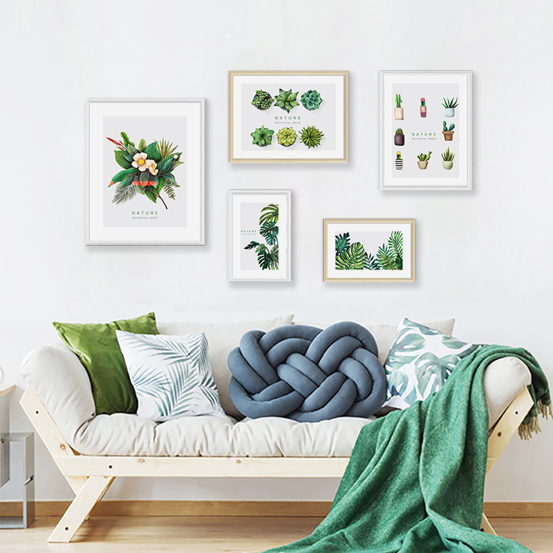 餐厅卧室照片墙实木相框组合洗照片挂墙框架免打孔小墙面定制相册