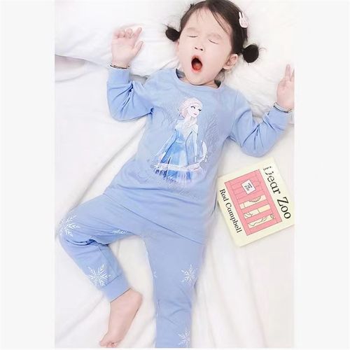 2023春秋新款儿童纯棉睡衣空调服公主可爱女孩长袖女童家居服套