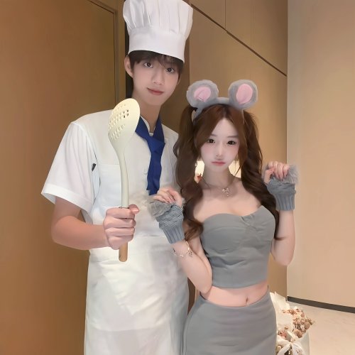 万圣节情侣cos料理鼠王太出片了
