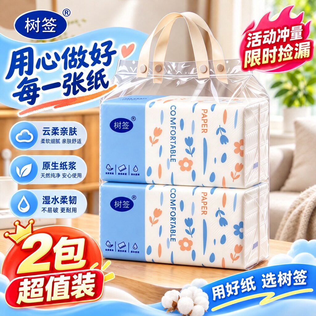 【2包捡漏装*冲量中】树签青蓝家用餐桌大包家庭原木2元小商品1包