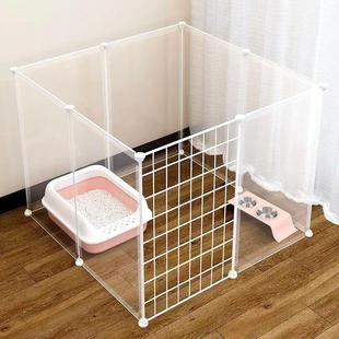 狗狗围栏室内家用小型犬栅栏泰迪兔子宠物隔离门护栏猫笼子防越狱