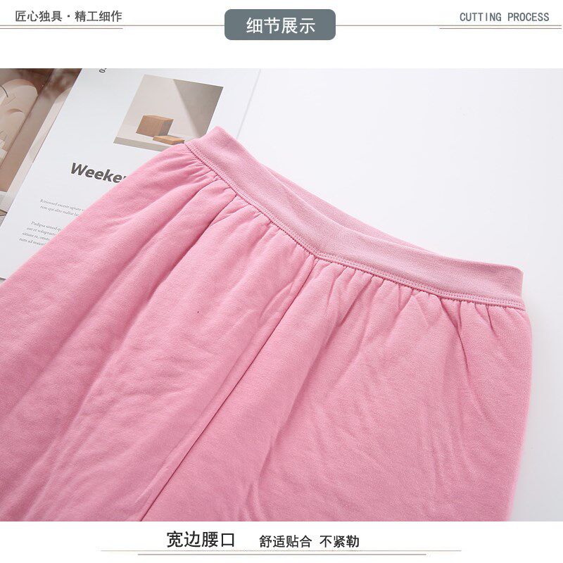 中老年人棉裤三层夹棉加厚保暖裤女士宽松大码纯棉厚秋裤衬裤冬