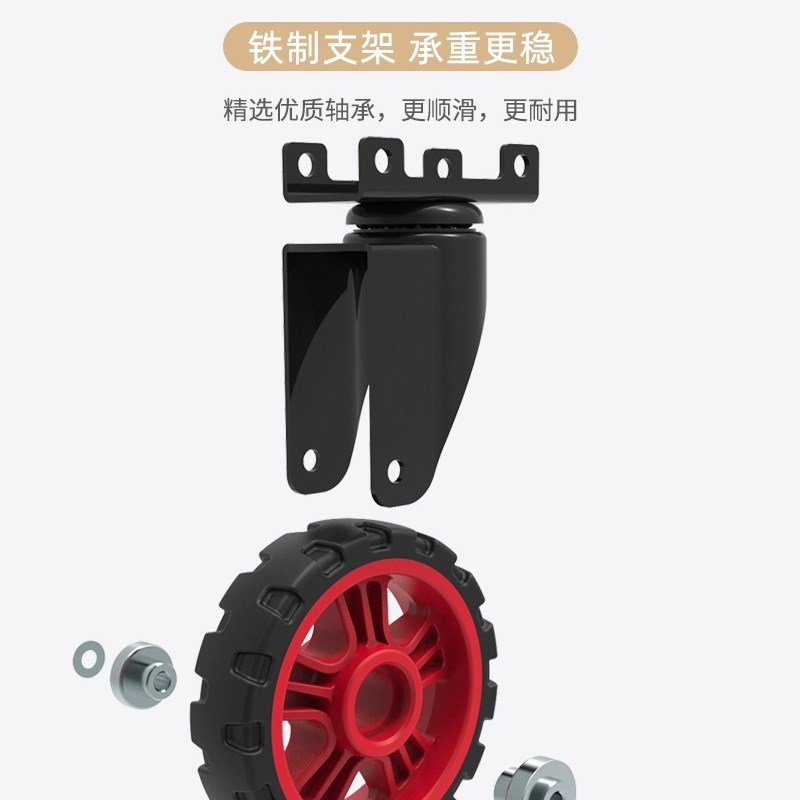 顺和便携小拖车折叠平板车手拉车购物小手推车搬运拉货车家用拖车