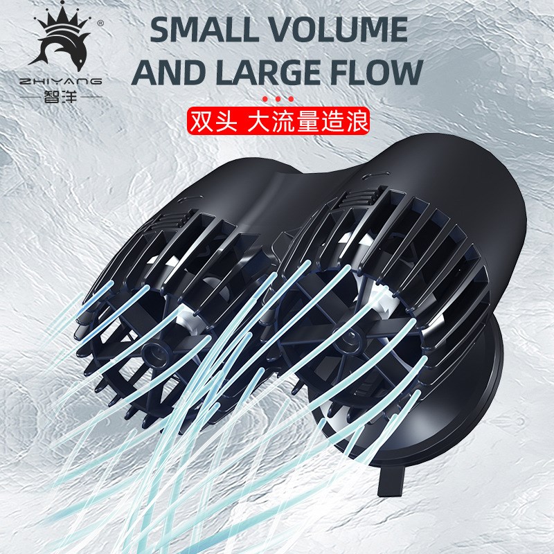 110v鱼缸造浪泵冲浪泵水族箱小型泵超静音造流泵环流增氧机吹粪器
