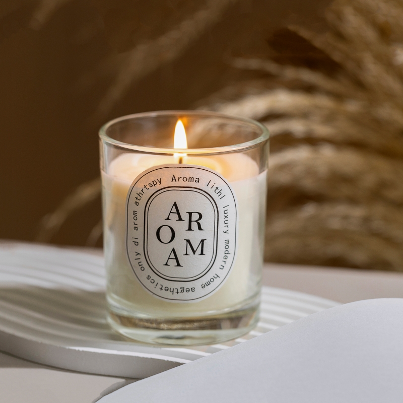 天然香薰蜡烛助眠安神卧室室内香氛高级浪漫摆件女生日礼物伴手礼