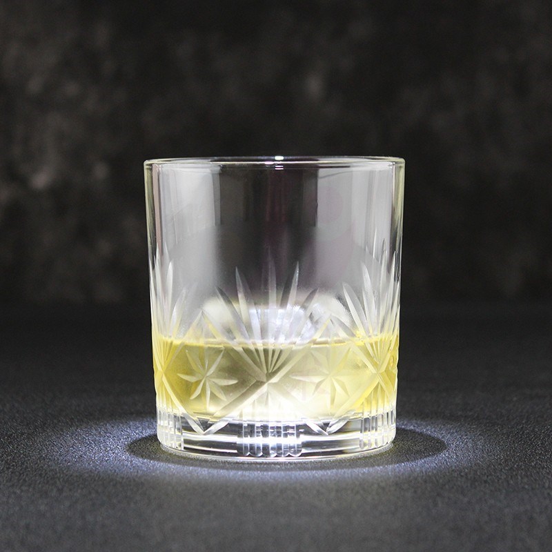 酒术日式高档手工刻花玻璃威士忌酒杯酒吧洋酒古典鸡尾酒冰球杯具