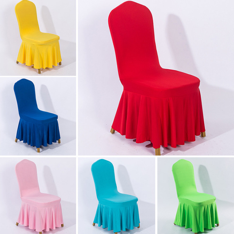 婚庆酒店宴会凳子套罩防水防油免洗饭店餐厅椅子套连体餐桌座椅套