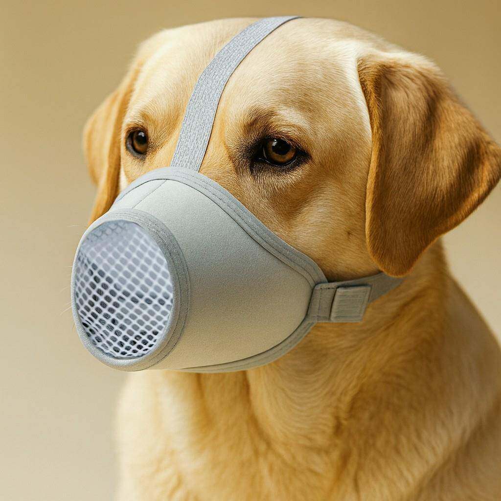 宠物狗狗猫咪嘴套防咬防叫透气狗狗口罩可调节大小宠物狗约束嘴套