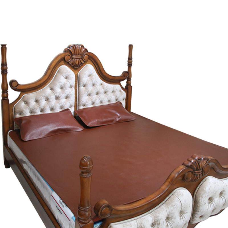 头层特席厚水牛皮凉W912176席床1.15m牛皮席子.8米软席真皮凉三件