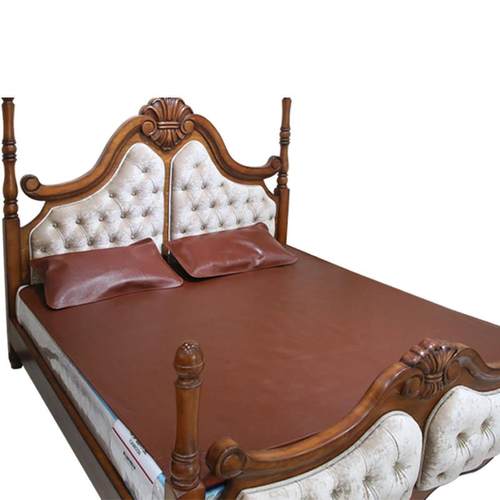 头层特席厚水牛皮凉W912176席床1.15m牛皮席子.8米软席真皮凉三件