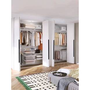 折叠OGB门式五金配件折叠挂推七拉门日本衣柜衣帽间上下轨轨全套