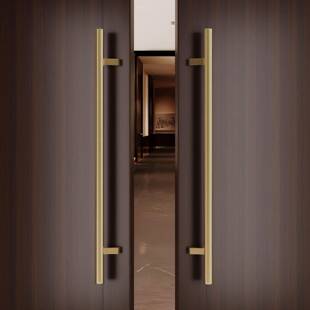 门轻奢双玻璃大拉手会室开门拉手商铺酒店宴会厅推议拉实木门把手