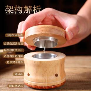 砭石艾灸面部桃花灸ZUX温熏灸罐疗熏器按摩温美调理器面部护理容