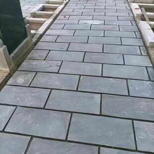 天然青石板庭院阳台室花园院子300*600露台仿古滑地外砖户石外材