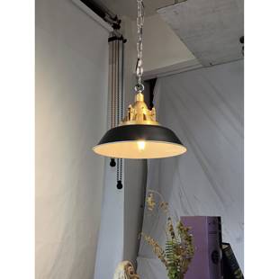 覆古工风格 单头 厅吊灯酒吧咖啡厅艺业术化LQY书吧餐桌餐酒吧个性