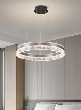 轻奢2吊灯客厅灯现代简5约饭厅饭厅灯大气290530新款圆环形主年厅