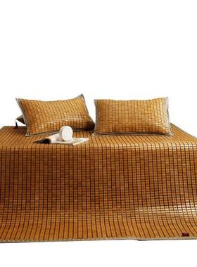 夏季麻将席凉席折叠双人1.8mzbscx888垫床麻竹将席宿舍单人席子竹