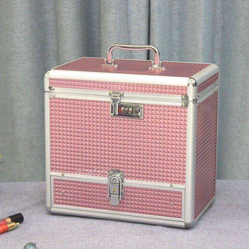 大号化箱手提便携式水乳护肤妆品收EHF纳首饰盒多层纹带锁绣工箱,收纳整理,化妆箱/盒,淘宝优惠券,粉丝福利购,淘宝优惠卷