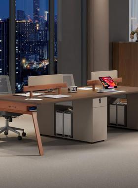 办公椅组合员工位桌简约人现代六FYN四位办公面室家具双人面对职