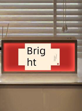 囍字灯光THH画红色小床夜灯结台婚送新人柜新婚礼物头喜字摆件喜