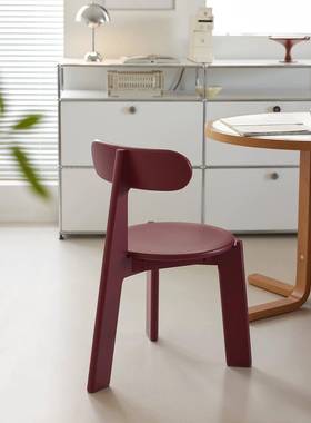 sow餐椅中l23115古凳实木靠背新椅款设计师多巴胺子家用小户型吃