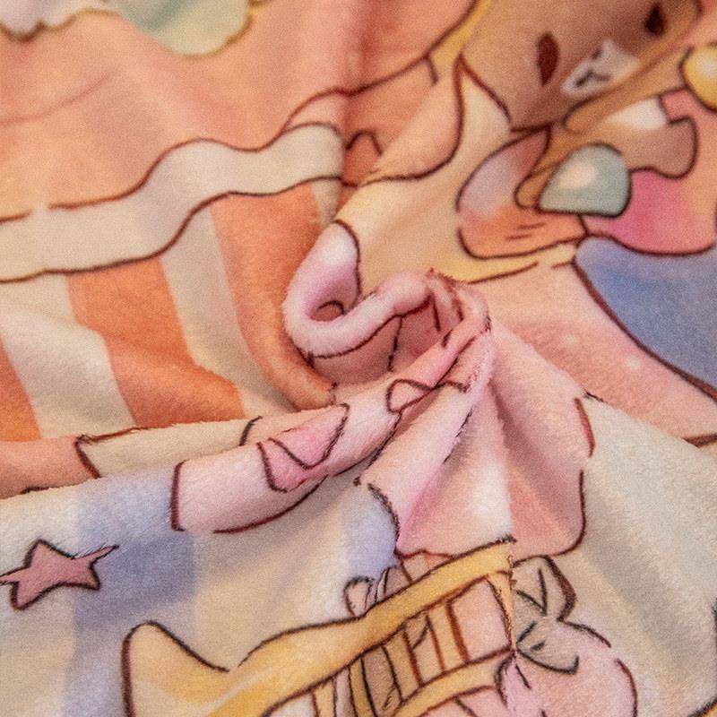 沙毛发毯子 ins风披肩盖巾秋冬加厚沙发HSV罩盖巾卡通垫绒坐少全,居家布艺,沙发垫,淘宝优惠券,粉丝福利购,淘宝优惠卷